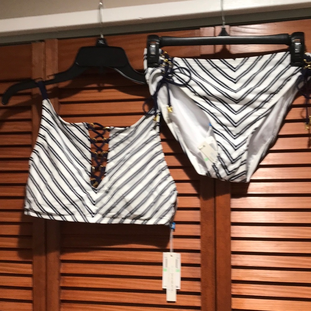 Blue by Rod Beattie size 8 NWT bikini.
